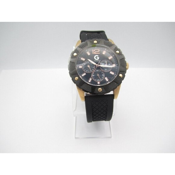 Men G Guess Quartz WR Analog 43mm Round Watch (H598) "New Battery" - Picture 5 of 10
